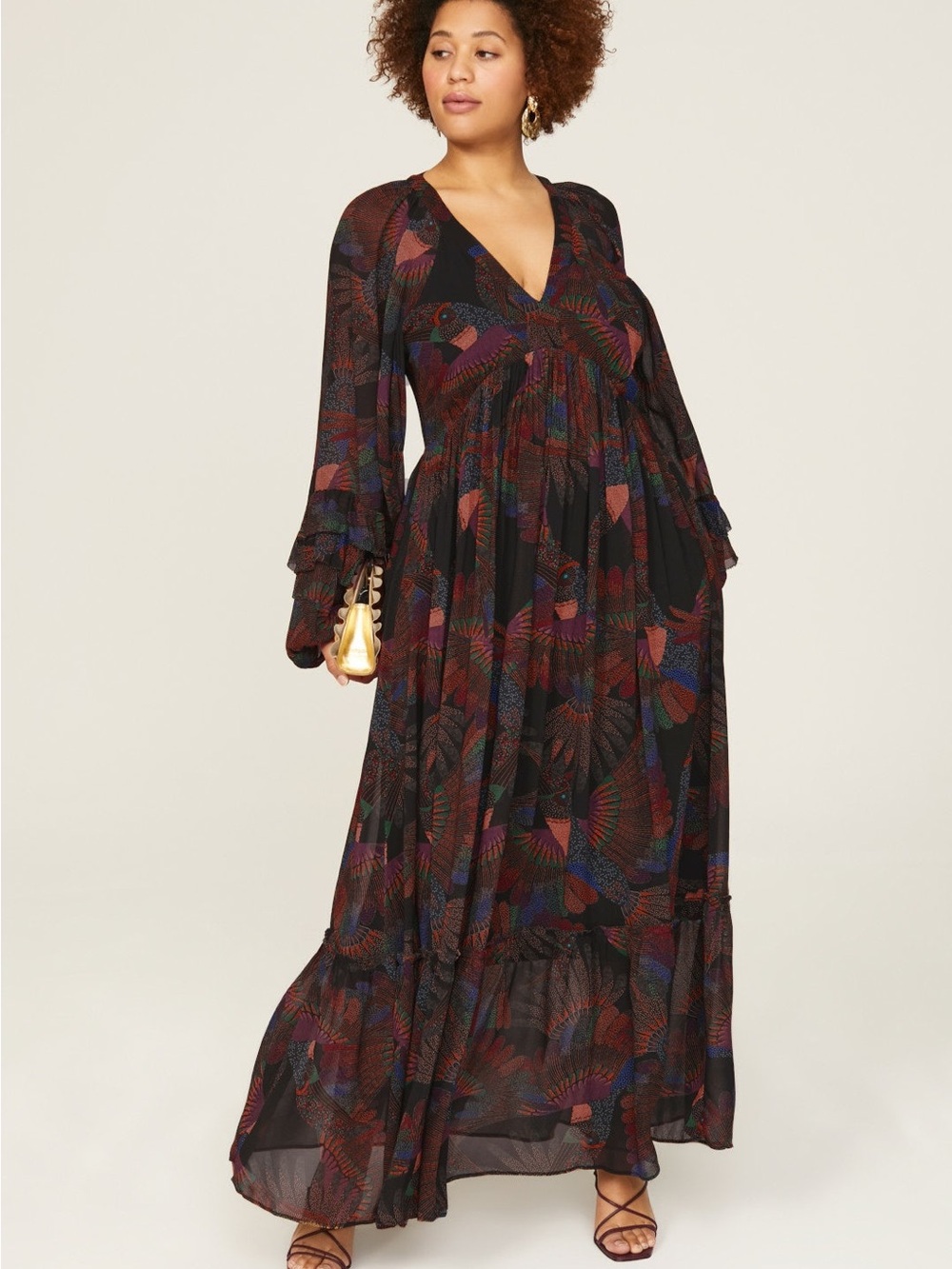 Farm Rio Borogodo Toucan Gown Size XL - Picture 7 of 15
